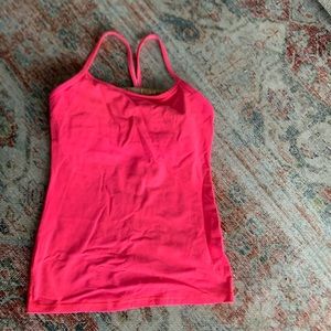 Lululemon Pink Power Y Tank